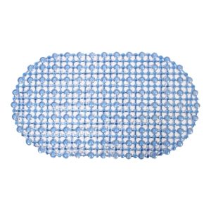 Πατάκι μπανιέρας αντιολισθητικό 65Χ36 εκ. μπλε - KESKOR 53171