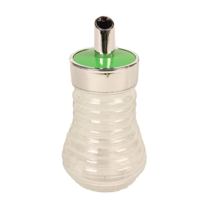 Ζαχαριέρα γυάλινη Φ6,7Χ14 εκ. 200 ml πράσινο  - KESKOR 41321-2