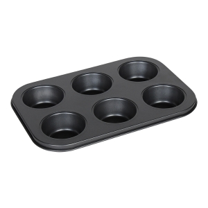Φόρμα αντικολλητική 6 θέσεων 26Χ18,5Χ2,5 εκ. για Cupcakes και Muffin