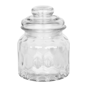 Βάζο αποθήκευσης γυάλινο Φ11Χ14,5 εκ. 600 ml - KESKOR 44829