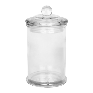 Βάζο αποθήκευσης γυάλινο Φ8Χ14,5 εκ. 350 ml - KESKOR 44811