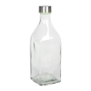 Μπουκάλι γυάλινο 8Χ8X26 εκ. 1000 ml με INOX καπάκι - KESKOR 50369