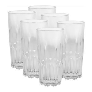 Ποτήρια νερού γυάλινα τεμ. 6 270 ml Φ6,5Χ13,5 εκ. - KESKOR 61251