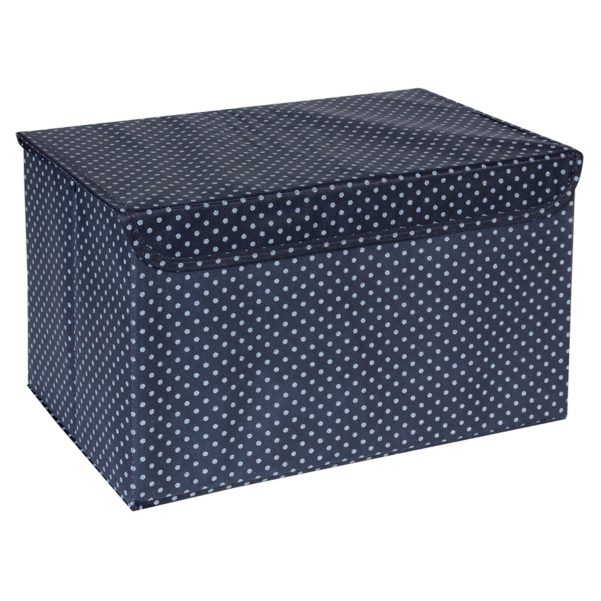 Κουτί αποθήκευσης πτυσσόμενο 38Χ24Χ24 εκ. σκούρο μπλε - KESKOR 57944-1
