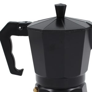 Καφετιέρα - μπρίκι Espresso για 6 φλιτζάνια 16Χ10Χ18 εκ. μαύρο - KESKOR 607117