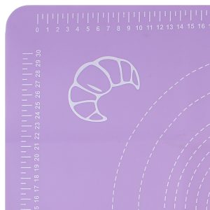 Επιφάνεια ζαχαροπλαστικής σιλικόνης 50Χ40 εκ. Μωβ - KESKOR 65070-2