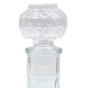 Μπουκάλι γυάλινο 120 ml Φ6,5Χ15 εκ. με ανάγλυφο σχέδιο - KESKOR 62545