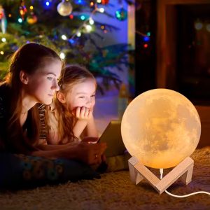 Πορτατίφ επιτραπέζιο LED επαναφορτιζόμενο (USB) Φ12Χ15 εκ. (θερμό - φυσικό - ψυχρό) MOON - KESKOR 1135