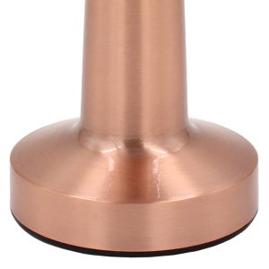 Πορτατίφ μεταλλικό LED επαναφορτιζόμενο (USB) Φ9Χ23 εκ. Ροζ Χρυσό - KESKOR 67965