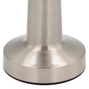 Πορτατίφ μεταλλικό LED επαναφορτιζόμενο (USB) Φ9Χ21 εκ. Ασημί - KESKOR 67969