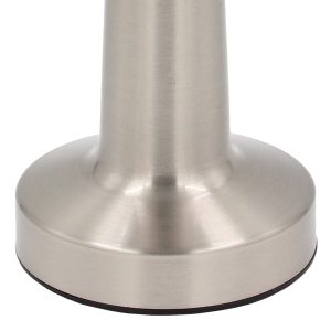 Πορτατίφ μεταλλικό LED επαναφορτιζόμενο (USB) Φ9,5Χ22 εκ. Ασημί - KESKOR 67972