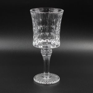 Ποτήρια νερού τεμ. 6 κολωνάτα γυάλινα 240 ml Φ8Χ18 εκ. με ανάφλυφο σχέδιο - KESKOR 68550