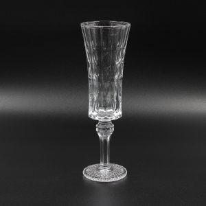 Ποτήρια σαμπάνιας τεμ. 6 κολωνάτα γυάλινα 120 ml Φ6,2Χ19,4 εκ. με ανάφλυφο σχέδιο - KESKOR 68552