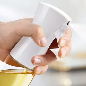 Δοχείο λαδιού σπρέι γυάλινο Φ5,7Χ22 εκ. 220 ml μαύρο - KESKOR 42649-2