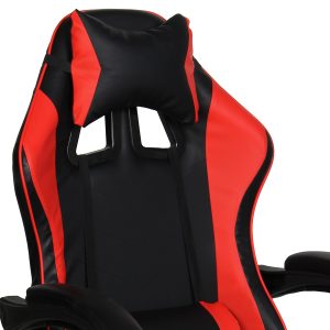 Πολυθρόνα γραφείου GAMING 64Χ55Χ111-121 εκ. με PU μαύρο κόκκινο - KESKOR 101-3016-2