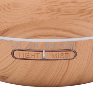 Συσκευή αρωματοθεραπείας USB με φωτισμό LED (αλλάζει χρώματα) Φ16,8Χ12,4 εκ. 550 ml φυσικό - KESKOR 76010-2