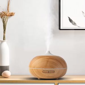 Συσκευή αρωματοθεραπείας USB με φωτισμό LED (αλλάζει χρώματα) Φ16,8Χ12,4 εκ. 550 ml φυσικό - KESKOR 76010-2