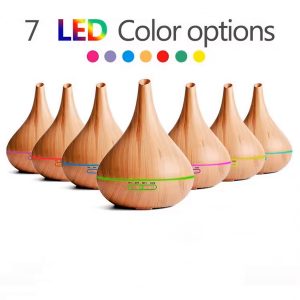 Συσκευή αρωματοθεραπείας USB με φωτισμό LED (αλλάζει χρώματα) Φ16Χ22 εκ. 550 ml φυσικό - KESKOR 76012-1