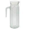 Κανάτα γυάλινη 850 ml Φ8,5Χ23 εκ. με πλαστικό καπάκι - KESKOR 65674