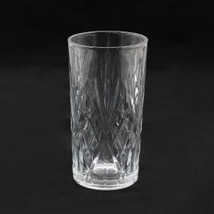 Ποτήρια νερού τεμ. 6 γυάλινα 280 ml Φ6,8Χ12,7 εκ. με ανάγλυφο σχέδιο - KESKOR 61357