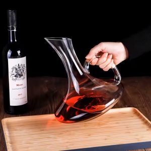 Μποτίλια - καράφα γυάλινη κρασιού 1800 ml 20Χ21Χ24 εκ. - KESKOR 61363