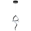 Φωτιστικό κρεμαστό LED 24W Φ18Χ37-100 εκ. Μαύρο - KESKOR 577890