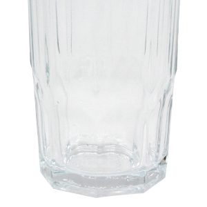 Ποτήρια νερού τεμ. 6 γυάλινα 270 ml Φ6,7Χ13,7 εκ. με ανάγλυφο σχέδιο - KESKOR 55400