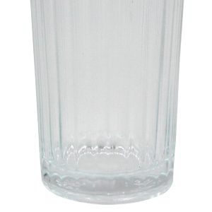 Ποτήρια νερού τεμ. 6 γυάλινα 270 ml Φ6,7Χ13,7 εκ. με ανάγλυφο σχέδιο - KESKOR 55404