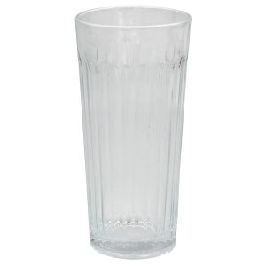 Ποτήρια νερού τεμ. 6 γυάλινα 270 ml Φ6,7Χ13,7 εκ. με ανάγλυφο σχέδιο - KESKOR 55404