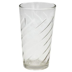 Ποτήρια νερού τεμ. 6 γυάλινα 280 ml Φ7,3Χ12,7 εκ. με ανάγλυφο σχέδιο - KESKOR 55407