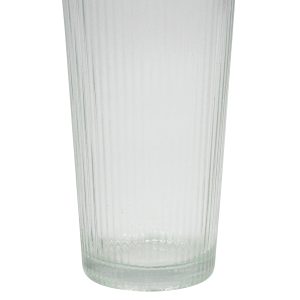 Ποτήρια νερού τεμ. 6 γυάλινα 270 ml Φ6,7Χ13,7 εκ. με ανάγλυφο σχέδιο - KESKOR 55408