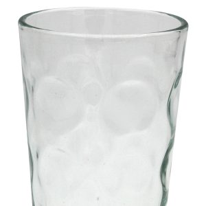 Ποτήρια νερού τεμ. 6 γυάλινα 280 ml Φ7,3Χ12,7 εκ. με ανάγλυφο σχέδιο - KESKOR 55412