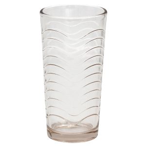 Ποτήρια νερού τεμ. 6 γυάλινα 200 ml Φ6Χ11,7 εκ. με ανάγλυφο σχέδιο - KESKOR 55415