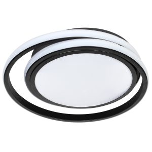 Φωτιστικό οροφής LED 70W Φ34Χ7 εκ. μαύρο με controller - KESKOR 602181