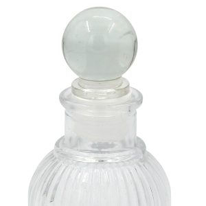 Μπουκάλι γυάλινο Φ5,5Χ12 εκ. 100 ml με γυάλινο καπάκι - KESKOR 62558