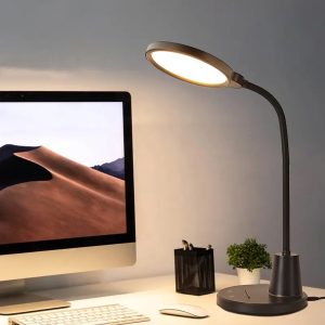 Πορτατίφ γραφείου LED 10 Watt Φ16Χ50 εκ. Μαύρο - KESKOR 82603