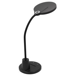 Πορτατίφ γραφείου LED 10 Watt Φ16Χ50 εκ. Μαύρο - KESKOR 82603