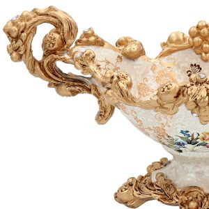 Κουπ διακσομητικό Polyresin 35Χ18Χ20 εκ. Γόνδολα Floral - KESKOR 66000