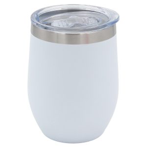 Ποτήρι θερμός ΙΝΟΧ Vacuum 340 ml Φ8Χ12 εκ. Λευκό - KESKOR 42671-2