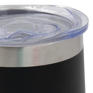Ποτήρι θερμός ΙΝΟΧ Vacuum 340 ml Φ8Χ12 εκ. Μαύρο - KESKOR 42671-3