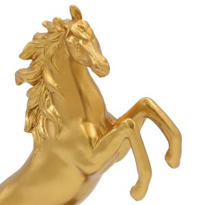 Διακοσμητικό Polyresin 12Χ5,5Χ19 εκ. Άλογο Χρυσό - KESKOR 72328-1