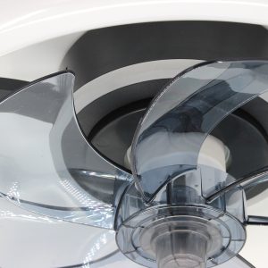 Ανεμιστήρας οροφής με 7 πτερύγια Φ48Χ12 εκ. 65 Watt με φωτισμό LED και controller Μαύρο - KESKOR 536601